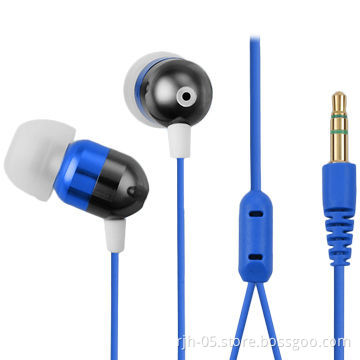 High class mobile phone metal earphone for iPhone